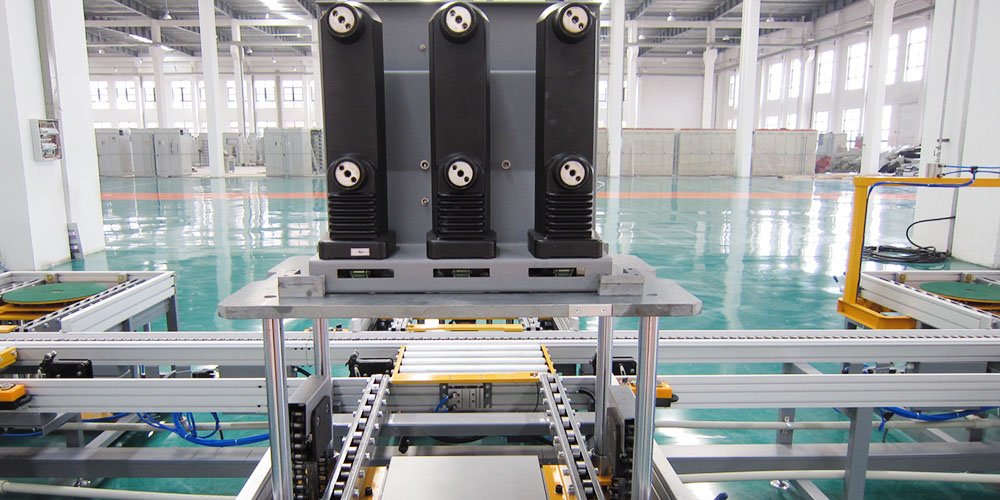 Indoor vacuum circuit breaker assembly production line