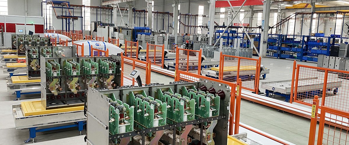 VCB GIS PVB Assembly line | RMU Switchgear Production line