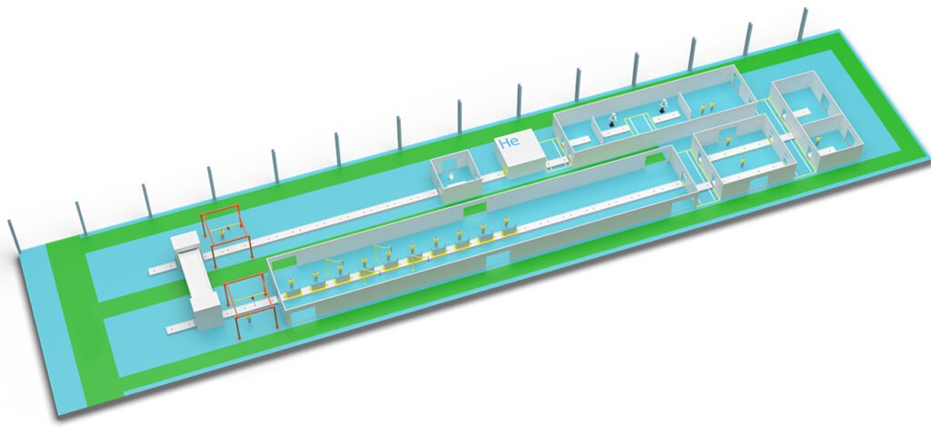 Environmental Protection Gas Insulated Switchgear Production Line Layout