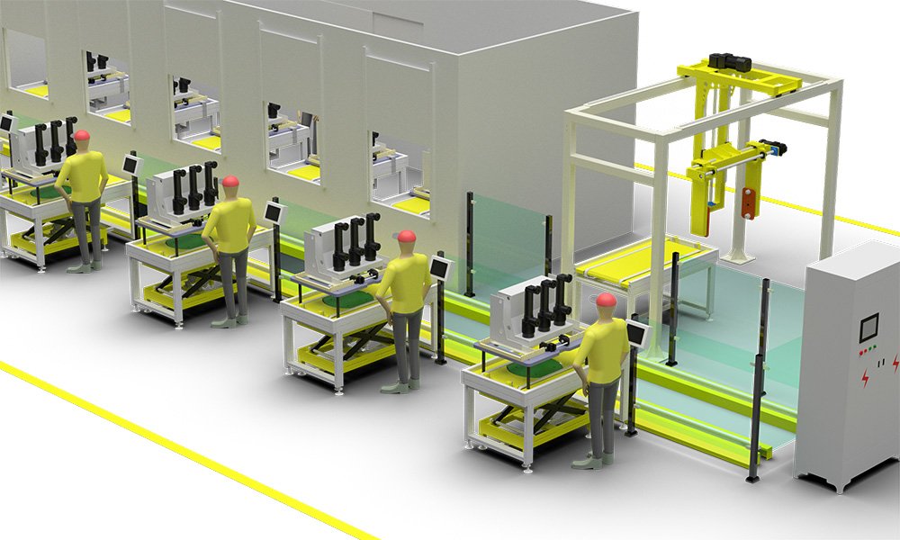 VCB Assembly Production line Layout design