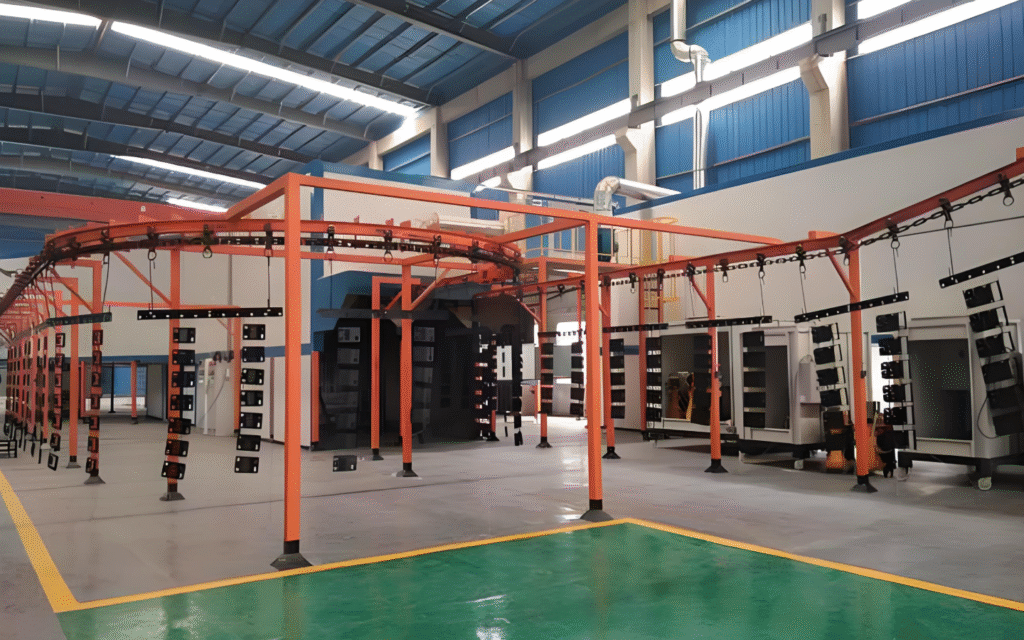 Options for Switchgear Cabinet Sheet Metal Painting Production Line